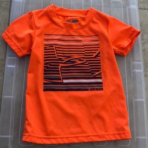 Under armour neon orange tee 24 months